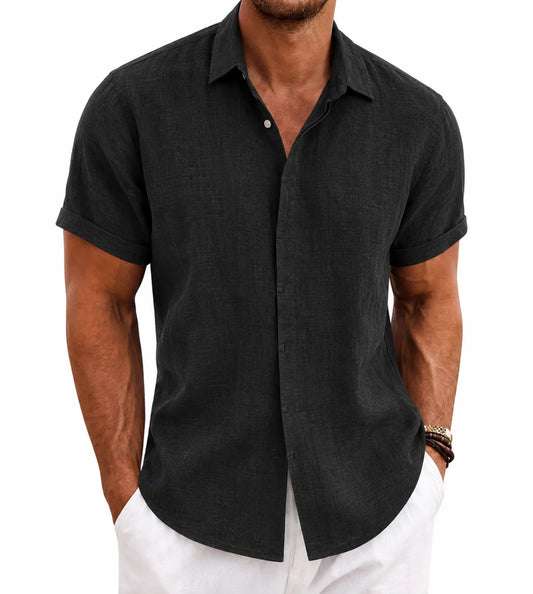 Mens Coastline Linen Shirt