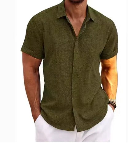 Mens Coastline Linen Shirt