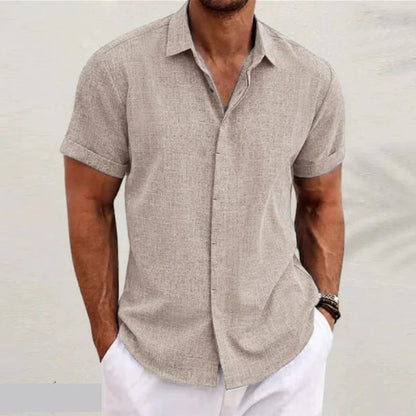 Mens Coastline Linen Shirt