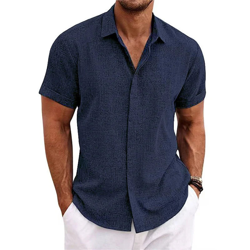 Mens Coastline Linen Shirt